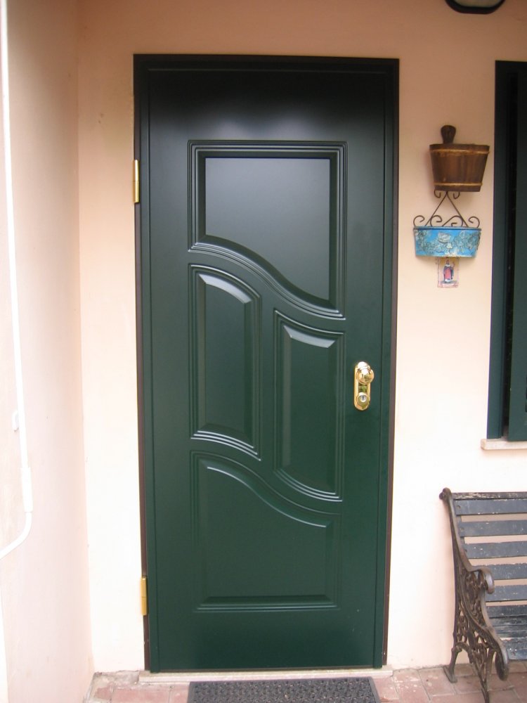 Porte Blindate con Pannello esterno in Alluminio