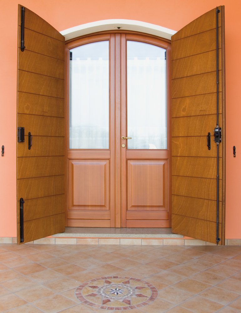 Portoncino d'ingresso in Legno